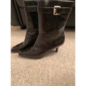 Black Booties (higher than ankle length)